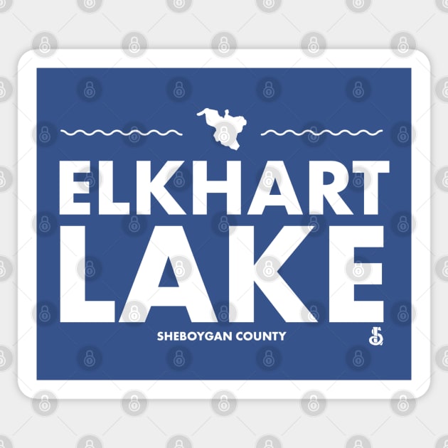 Sheboygan County, Wisconsin - Elkhart Lake Sticker by LakesideGear